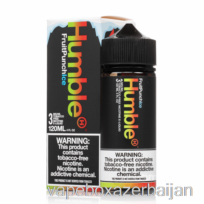 Vape Baku ICE Fruit Punch - Humble Juice Co - 120mL 0mg